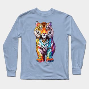 Prismatic Siberian Tiger Tee! Long Sleeve T-Shirt